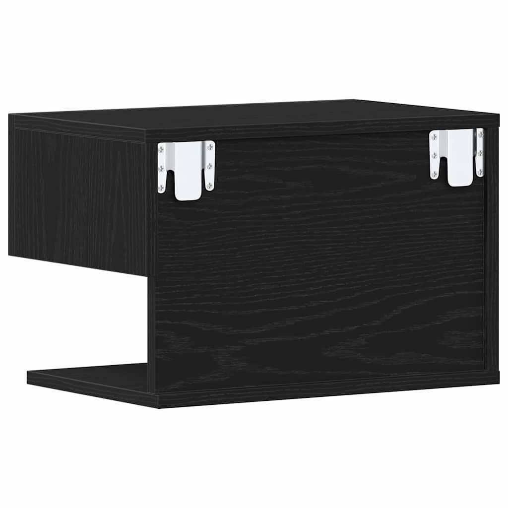 Natskab Sort eg 46 x 30 x 30 cm Konstrueret træ