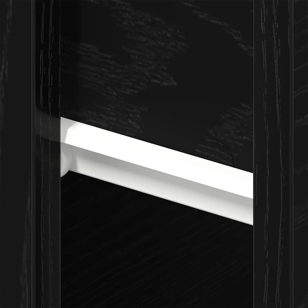 Natskab 2 stk. Sort eg 46 x 30 x 30 cm Konstrueret træ