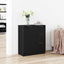 Sideboard Sort eg 60 x 30 x 70 cm Konstrueret træ