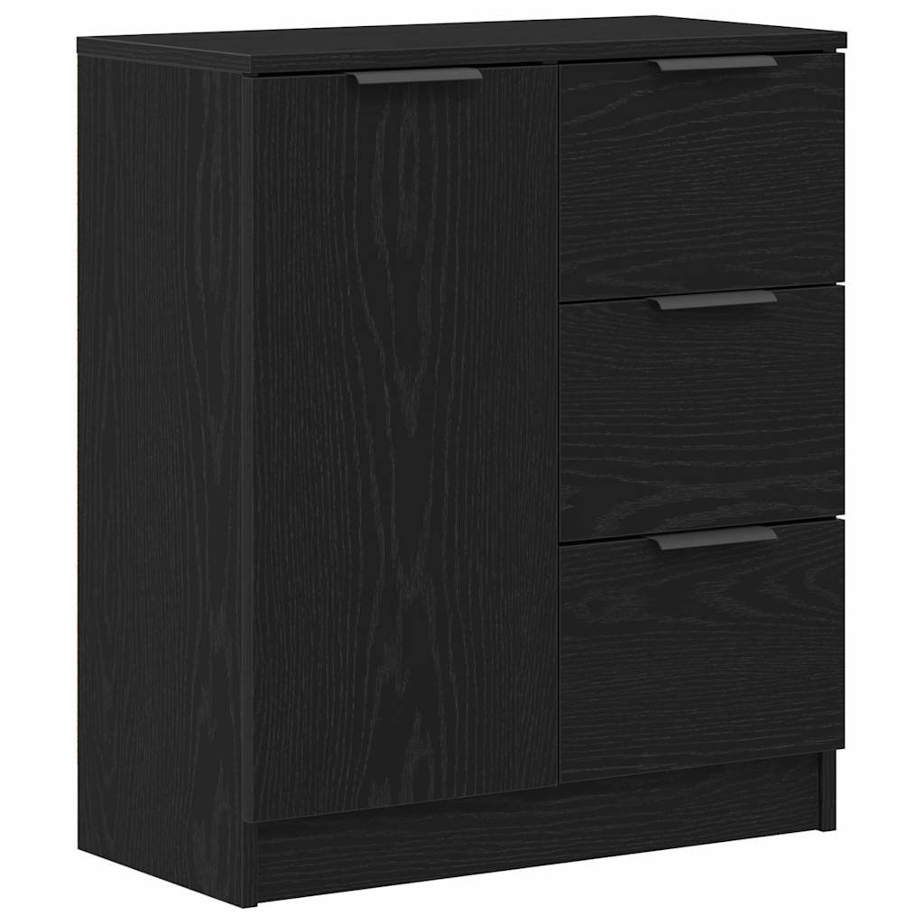 Sideboard Sort eg 60 x 30 x 70 cm Konstrueret træ