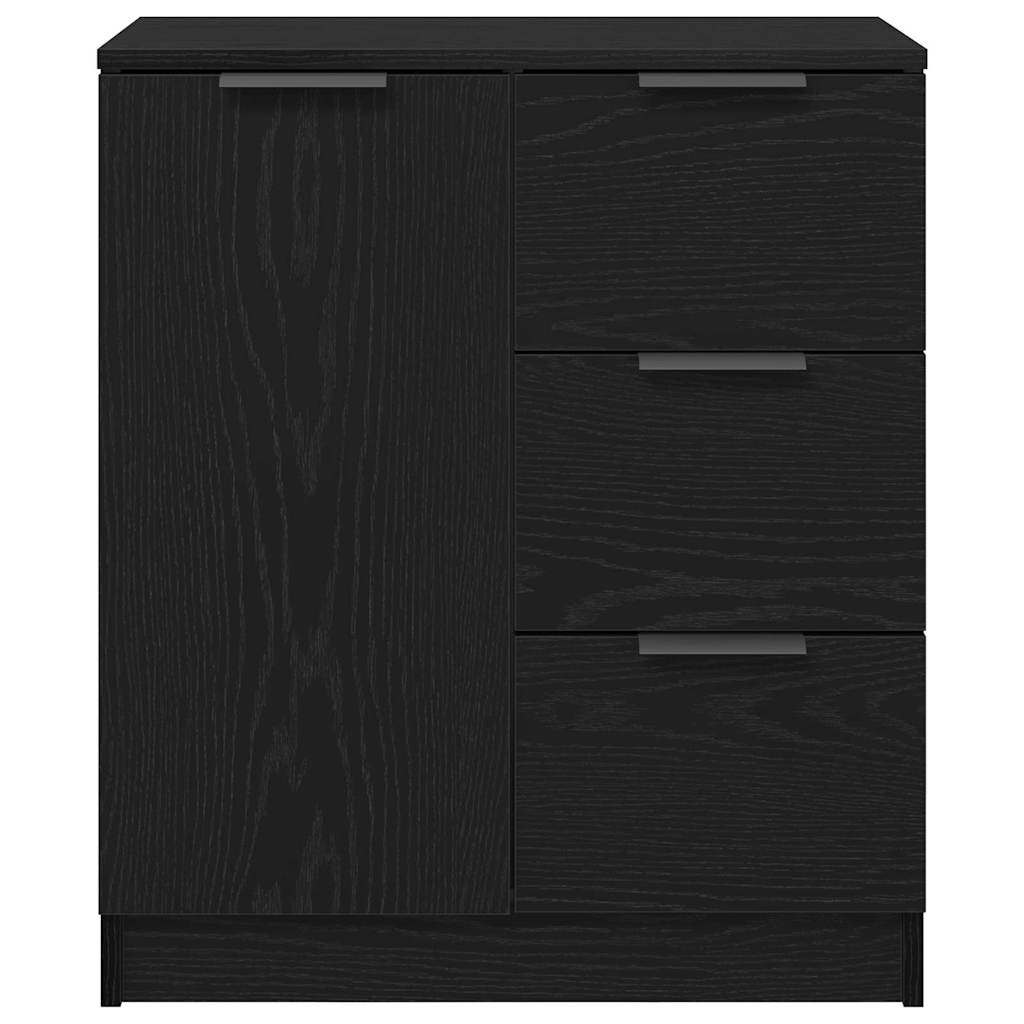 Sideboard Sort eg 60 x 30 x 70 cm Konstrueret træ