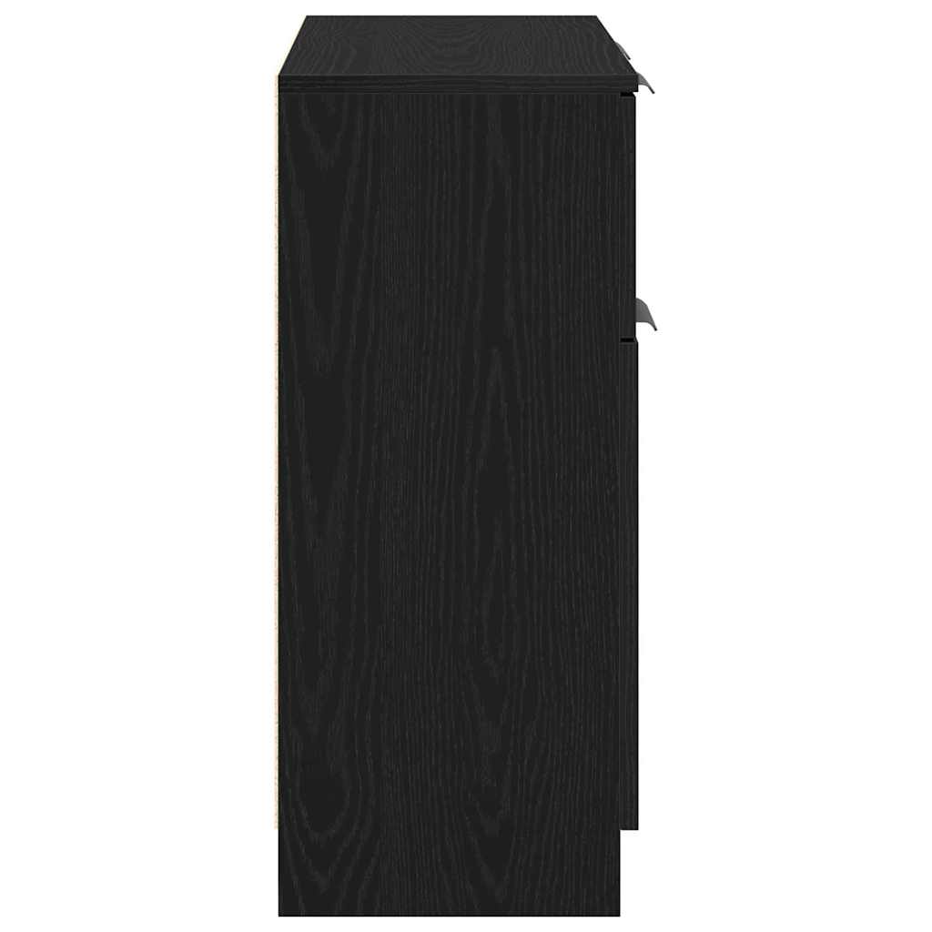 Sideboard Sort eg 60 x 30 x 70 cm Konstrueret træ
