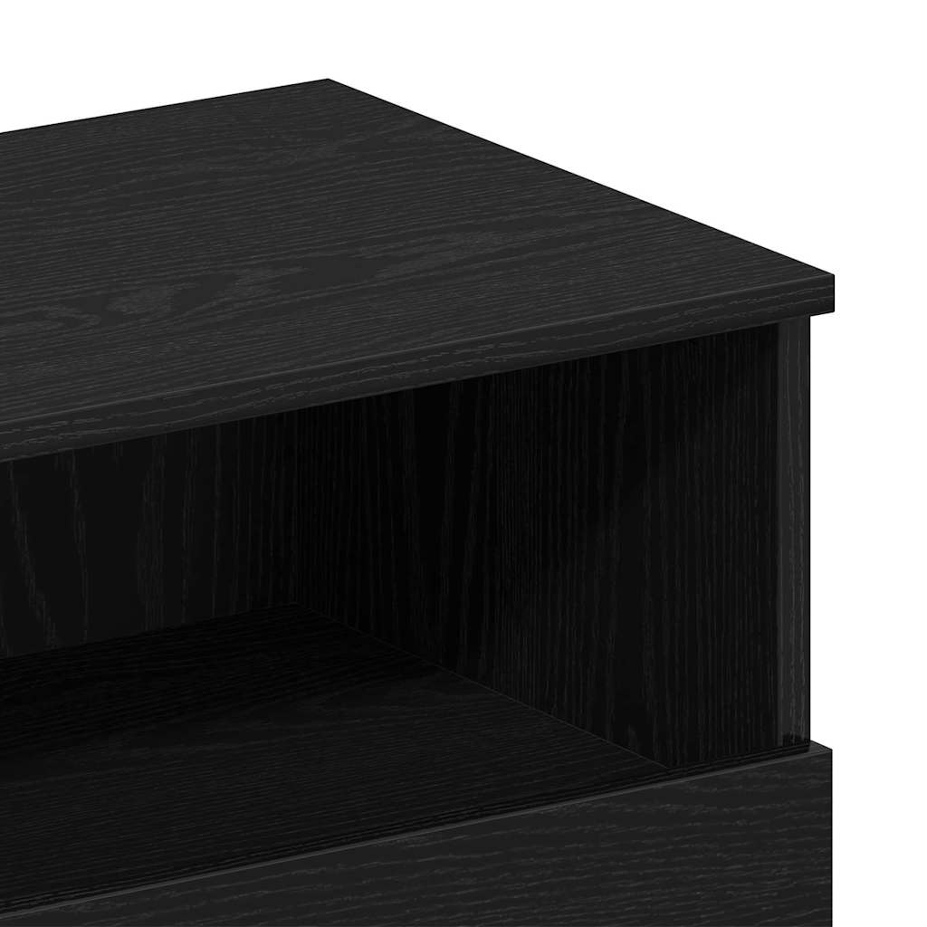 Natskab Sort eg 40 x 36 x 65 cm Konstrueret træ