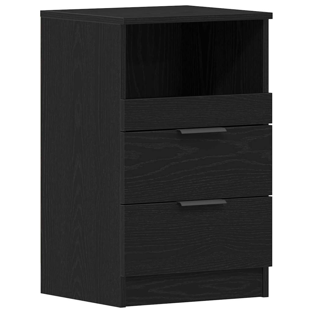 Natskab Sort eg 40 x 36 x 65 cm Konstrueret træ
