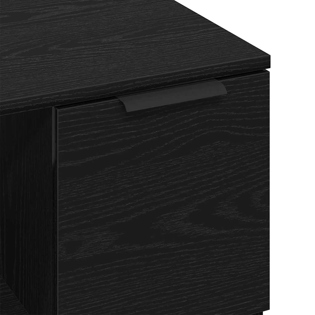 Sofabord Sort eg 50 x 50 x 36 cm Konstrueret træ