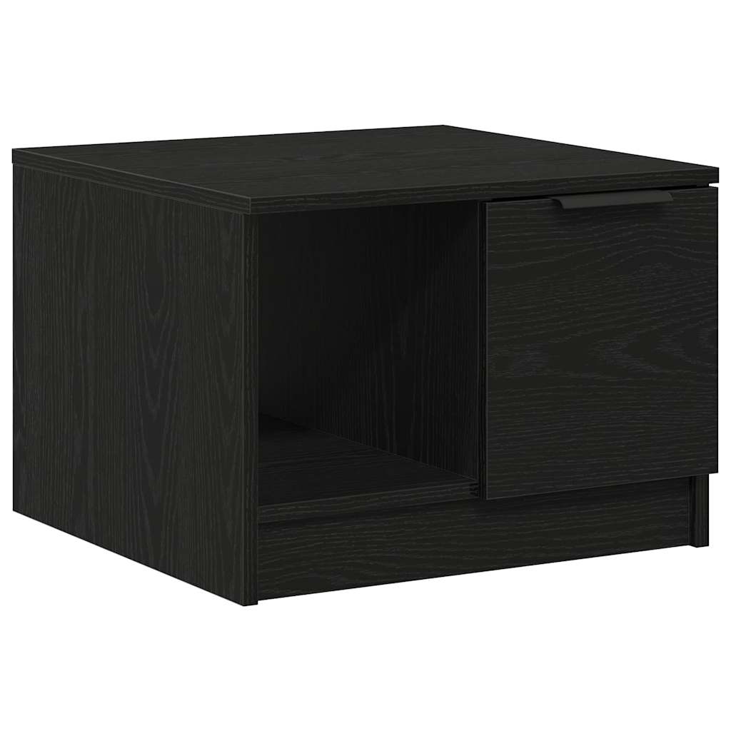 Sofabord Sort eg 50 x 50 x 36 cm Konstrueret træ