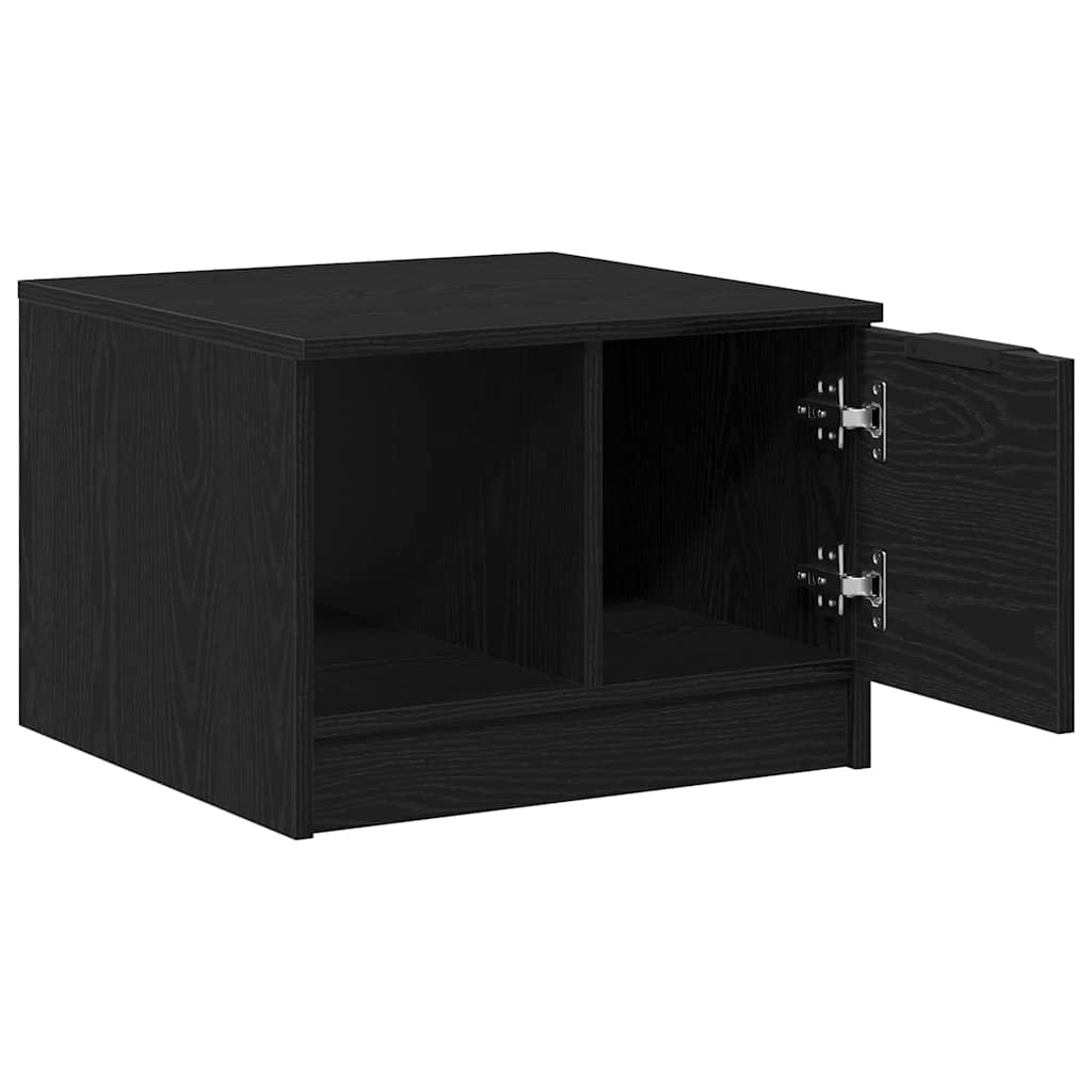 Sofabord Sort eg 50 x 50 x 36 cm Konstrueret træ