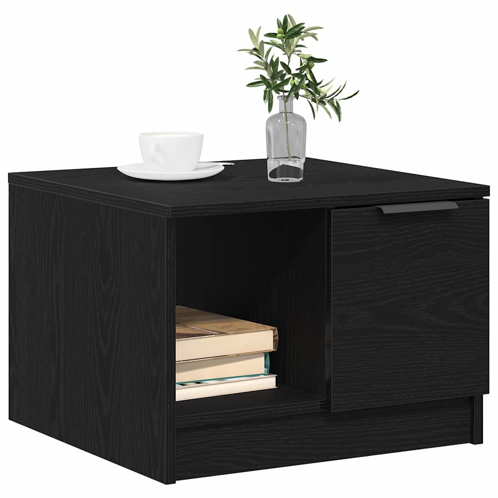 Sofabord Sort eg 50 x 50 x 36 cm Konstrueret træ