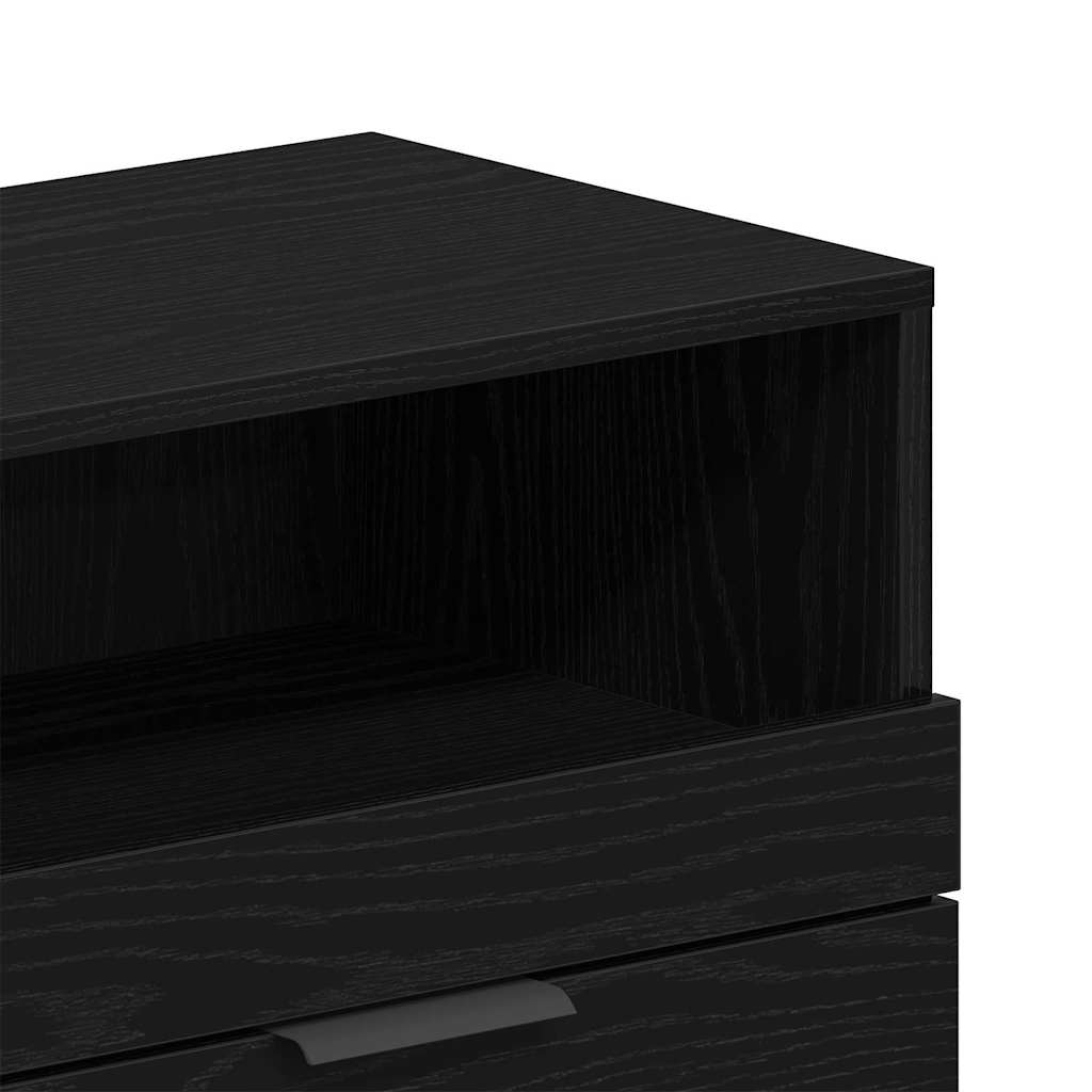 TV-skab 150 x 33,5 x 45 cm Sort eg Konstrueret træ