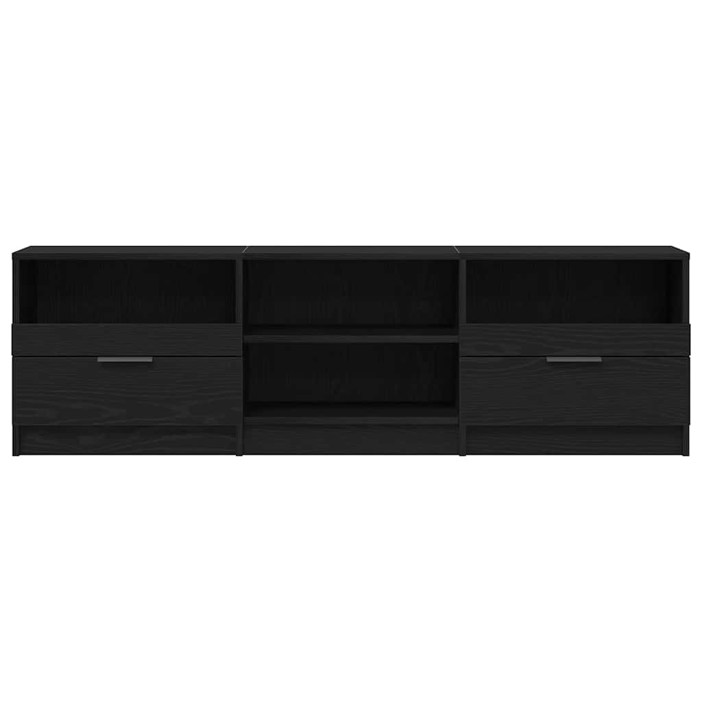 TV-skab 150 x 33,5 x 45 cm Sort eg Konstrueret træ