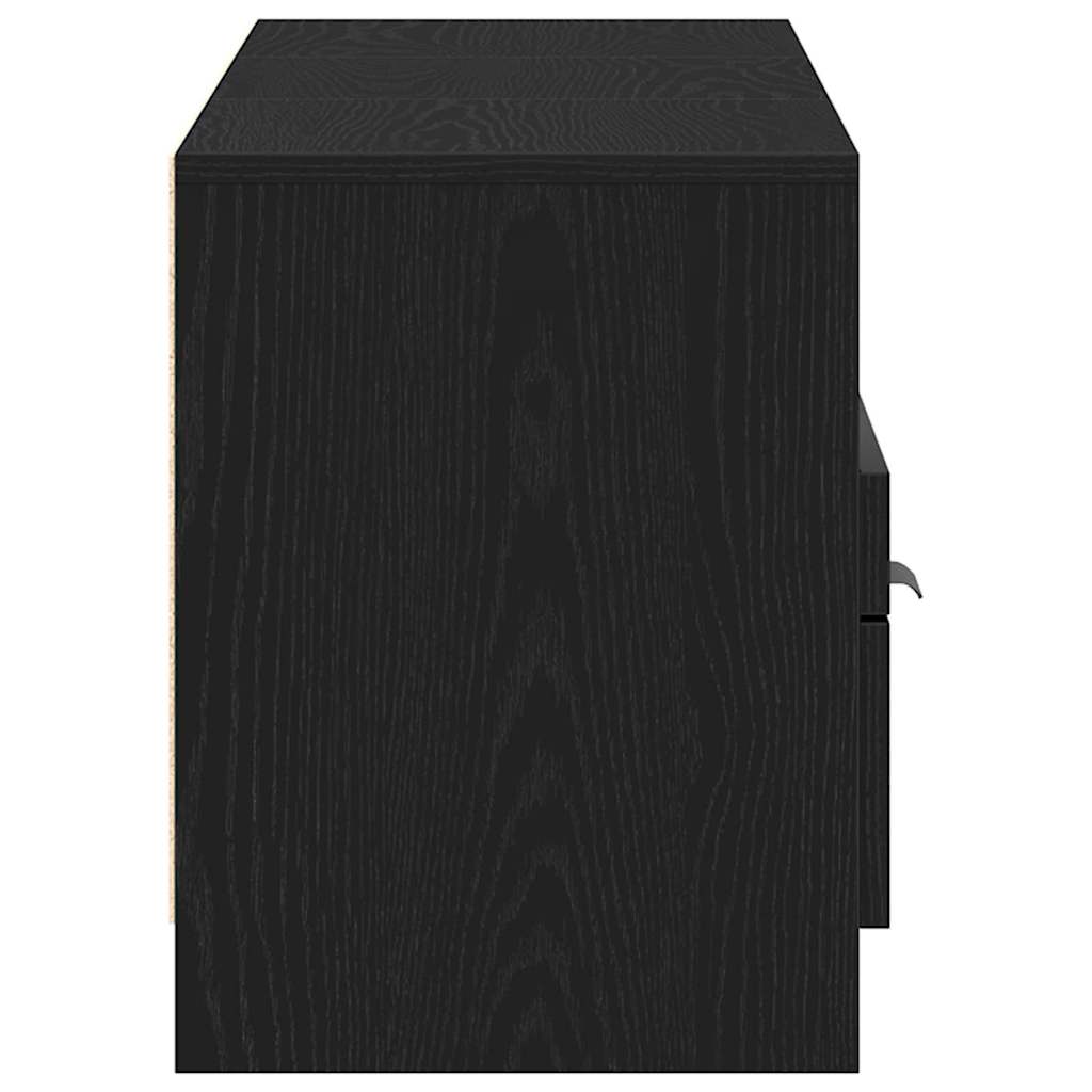TV-skab 150 x 33,5 x 45 cm Sort eg Konstrueret træ