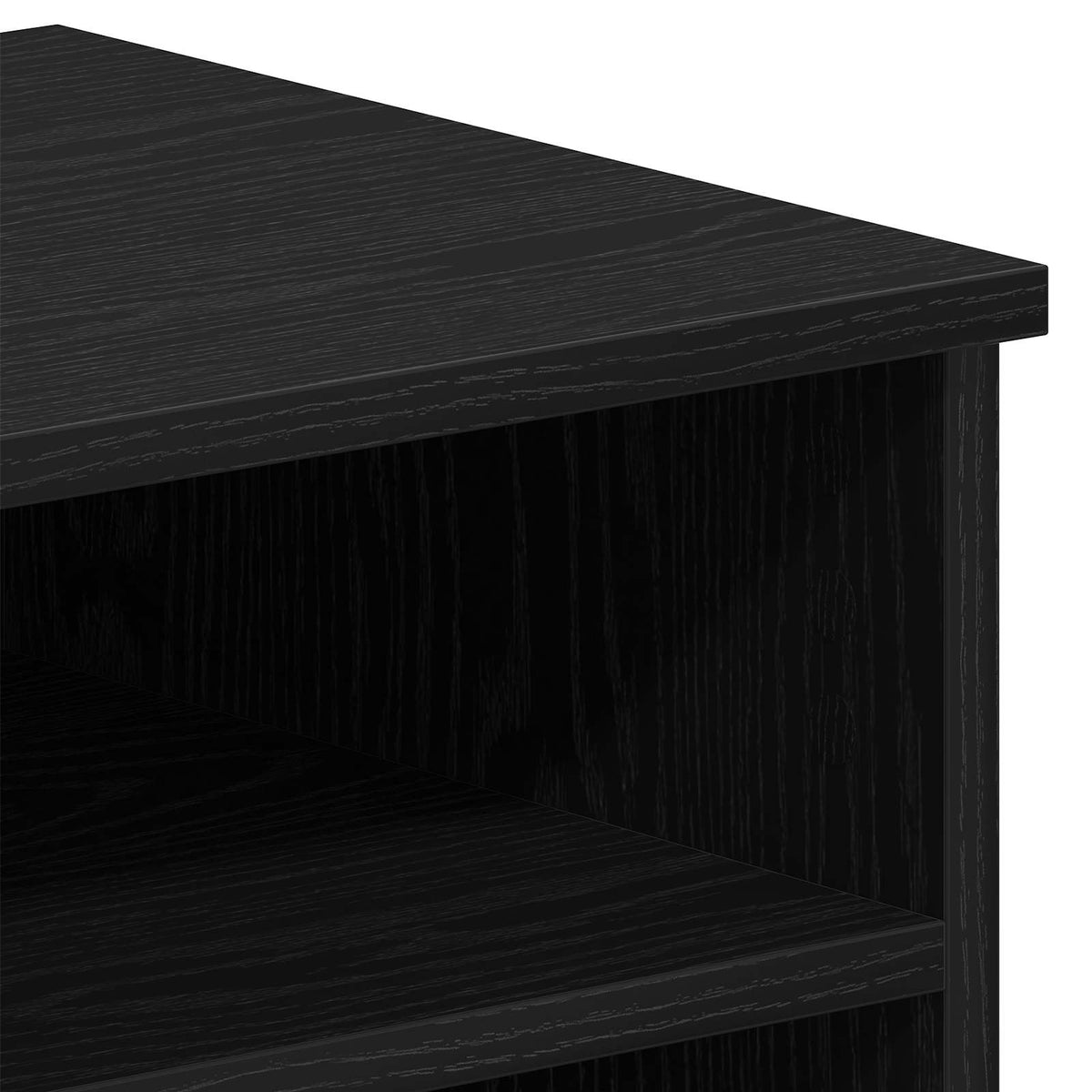 TV-skab 80 x 35 x 36,5 cm Sort eg Konstrueret træ