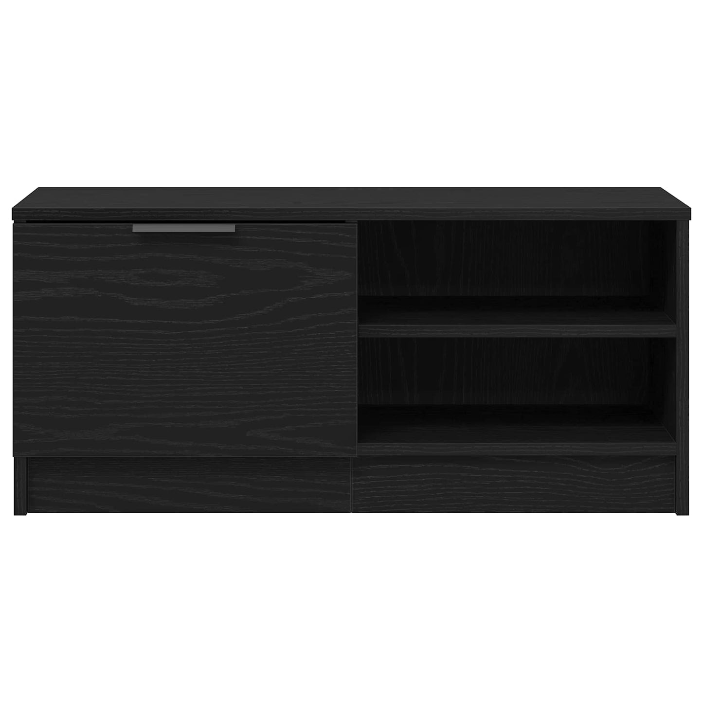 TV-skab 80 x 35 x 36,5 cm Sort eg Konstrueret træ