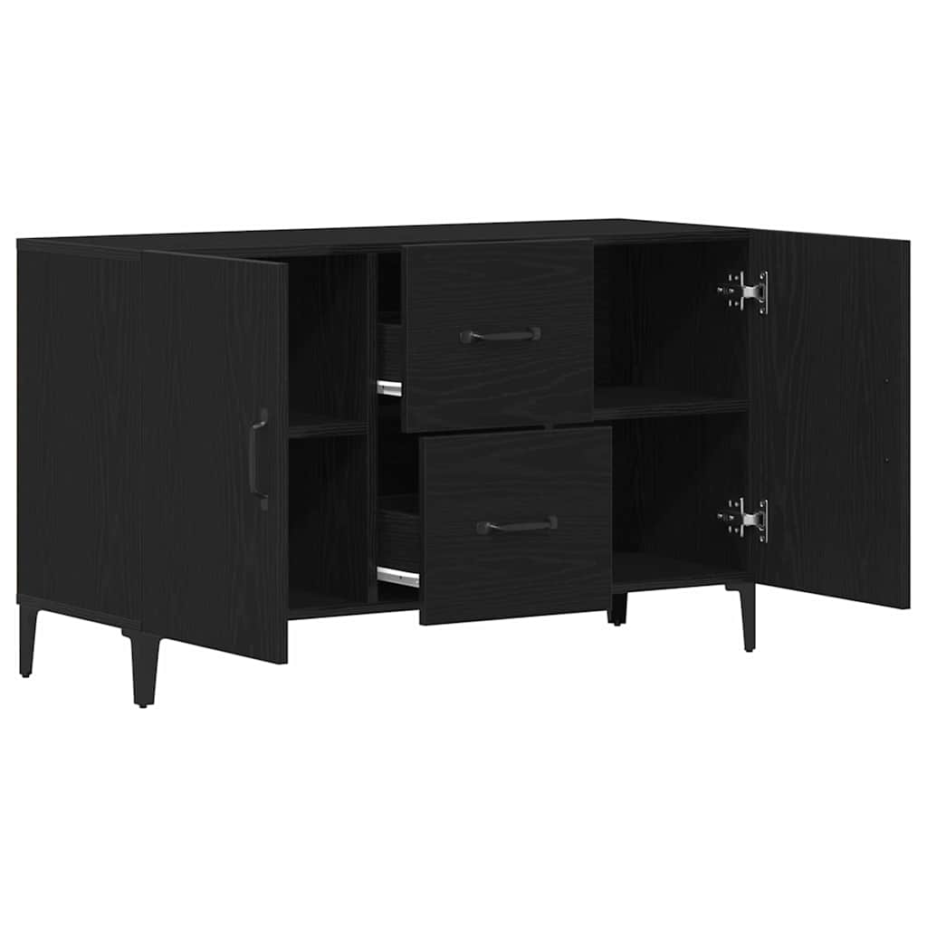 Sideboard Sort eg 100 x 36 x 60 cm Konstrueret træ