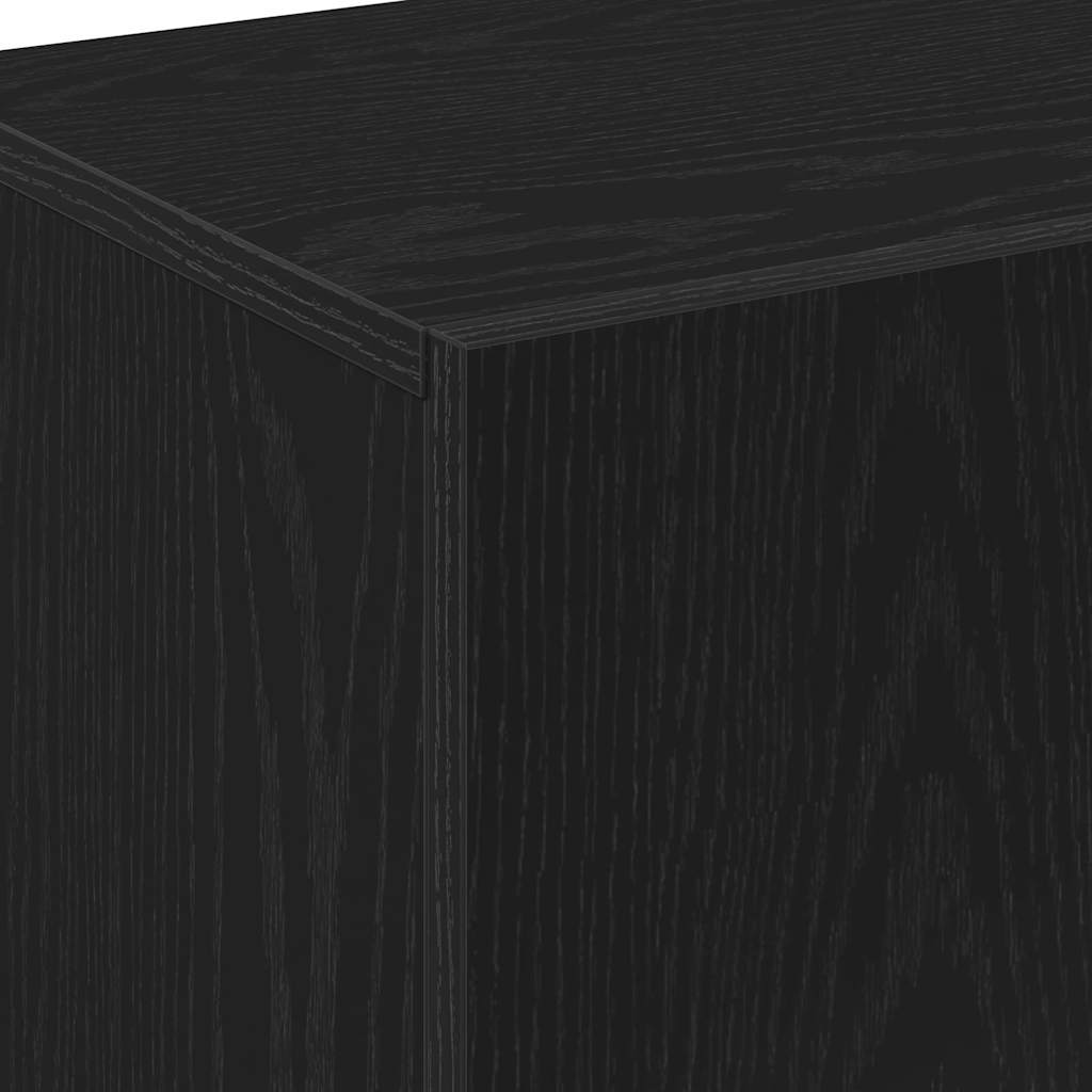 Highboard Sort eg 70 x 31 x 115 cm Konstrueret træ
