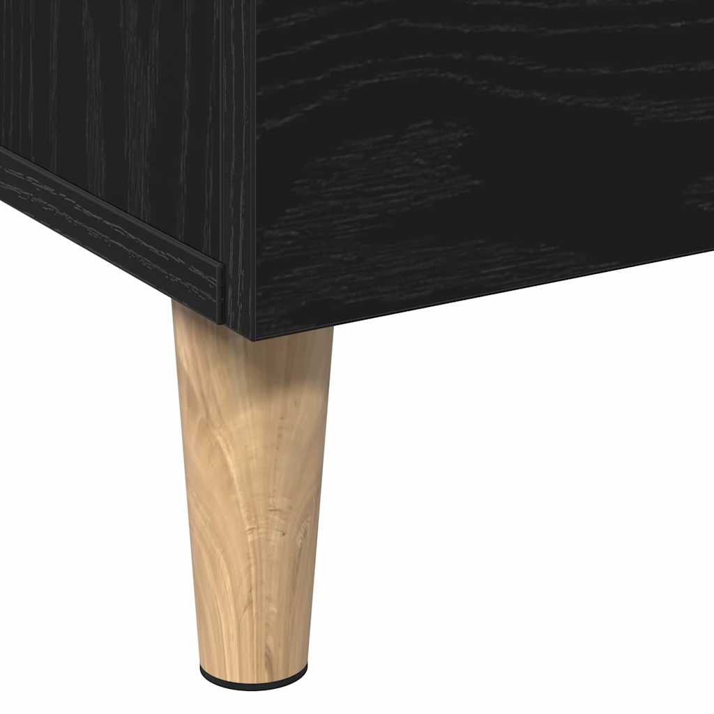 Highboard Sort eg 70 x 31 x 115 cm Konstrueret træ