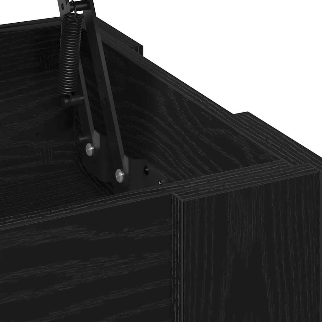 Sofabord Sort eg 79 x 49 x 41 cm Konstrueret træ