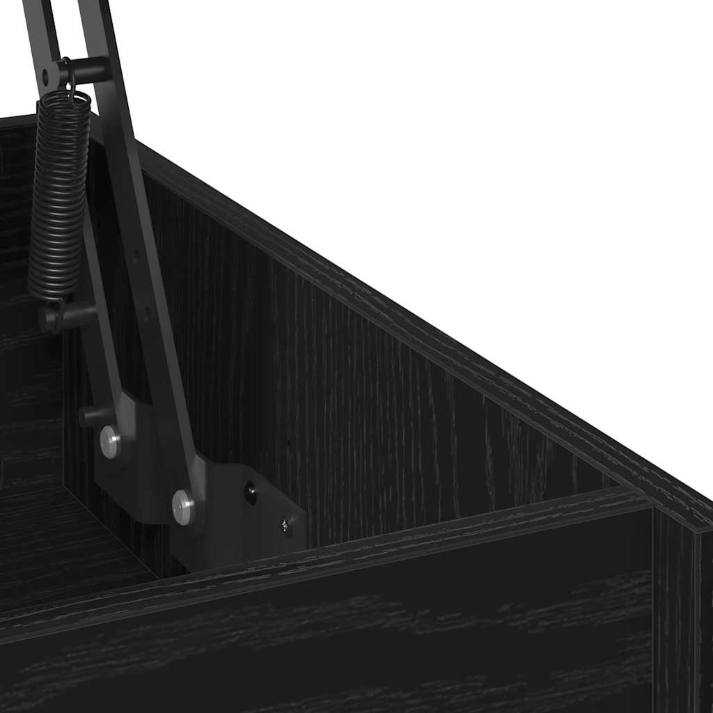 Sofabord Sort eg 80 x 50,5 x 41,5 cm Konstrueret træ