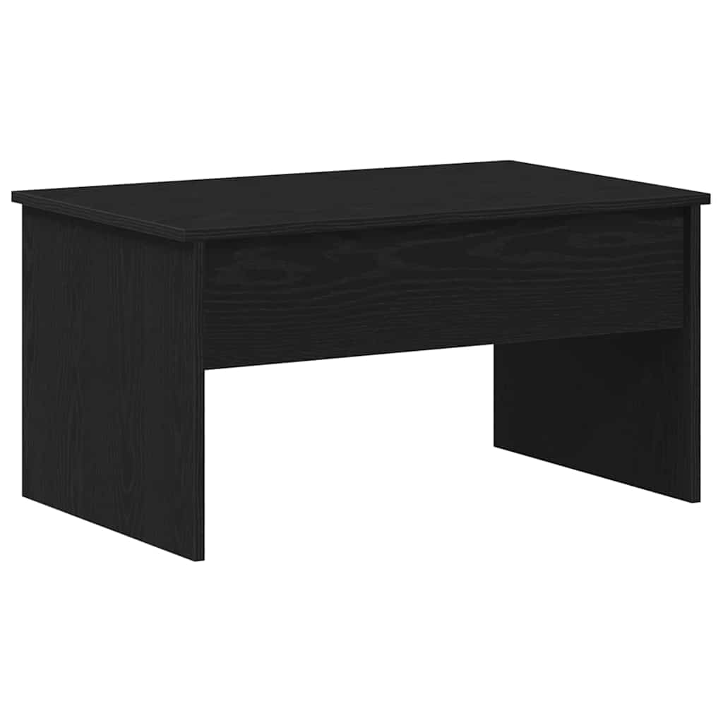 Sofabord Sort eg 80 x 50,5 x 41,5 cm Konstrueret træ