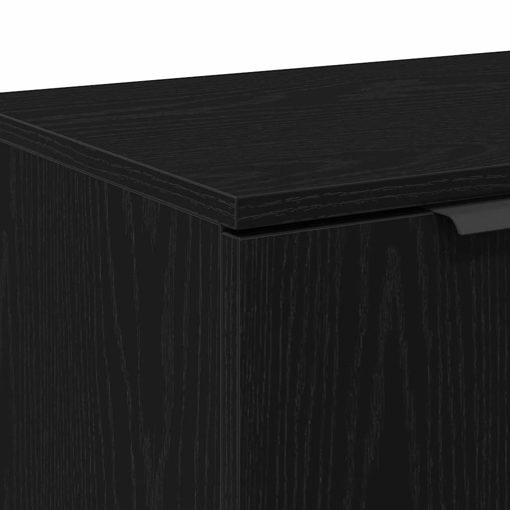 TV-skab 102 x 35 x 36,5 cm Sort eg Konstrueret træ