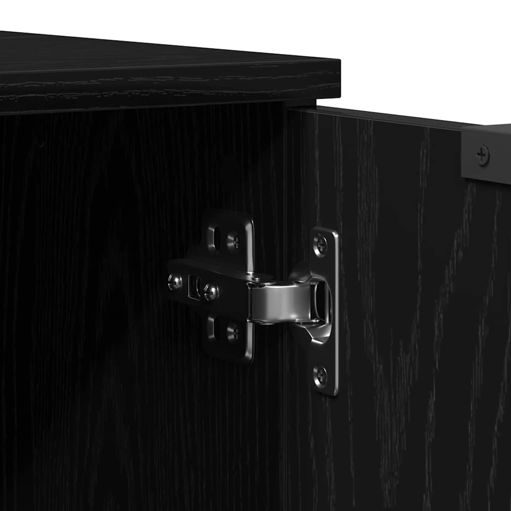 TV-skab 102 x 35 x 36,5 cm Sort eg Konstrueret træ