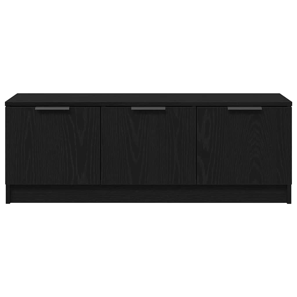 TV-skab 102 x 35 x 36,5 cm Sort eg Konstrueret træ
