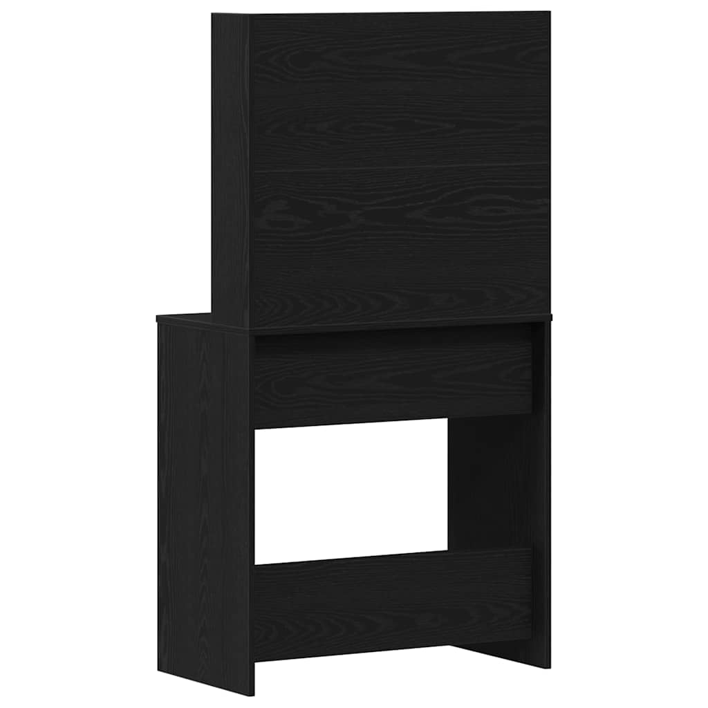 Klædeskab Sort eg 74,5 x 40 x 141 cm Konstrueret træ