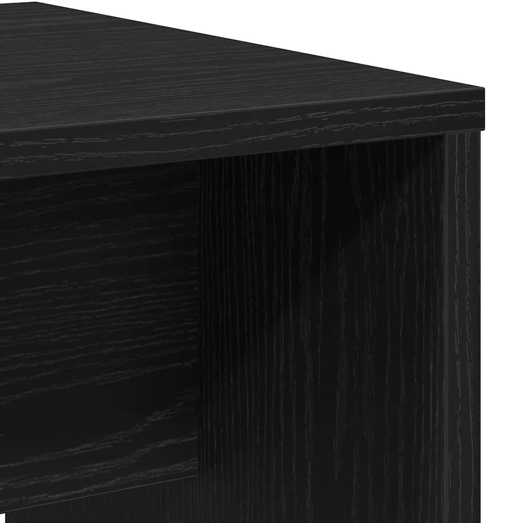 Dressing Stol Sort eg 70 x 35 x 45 cm Konstrueret træ