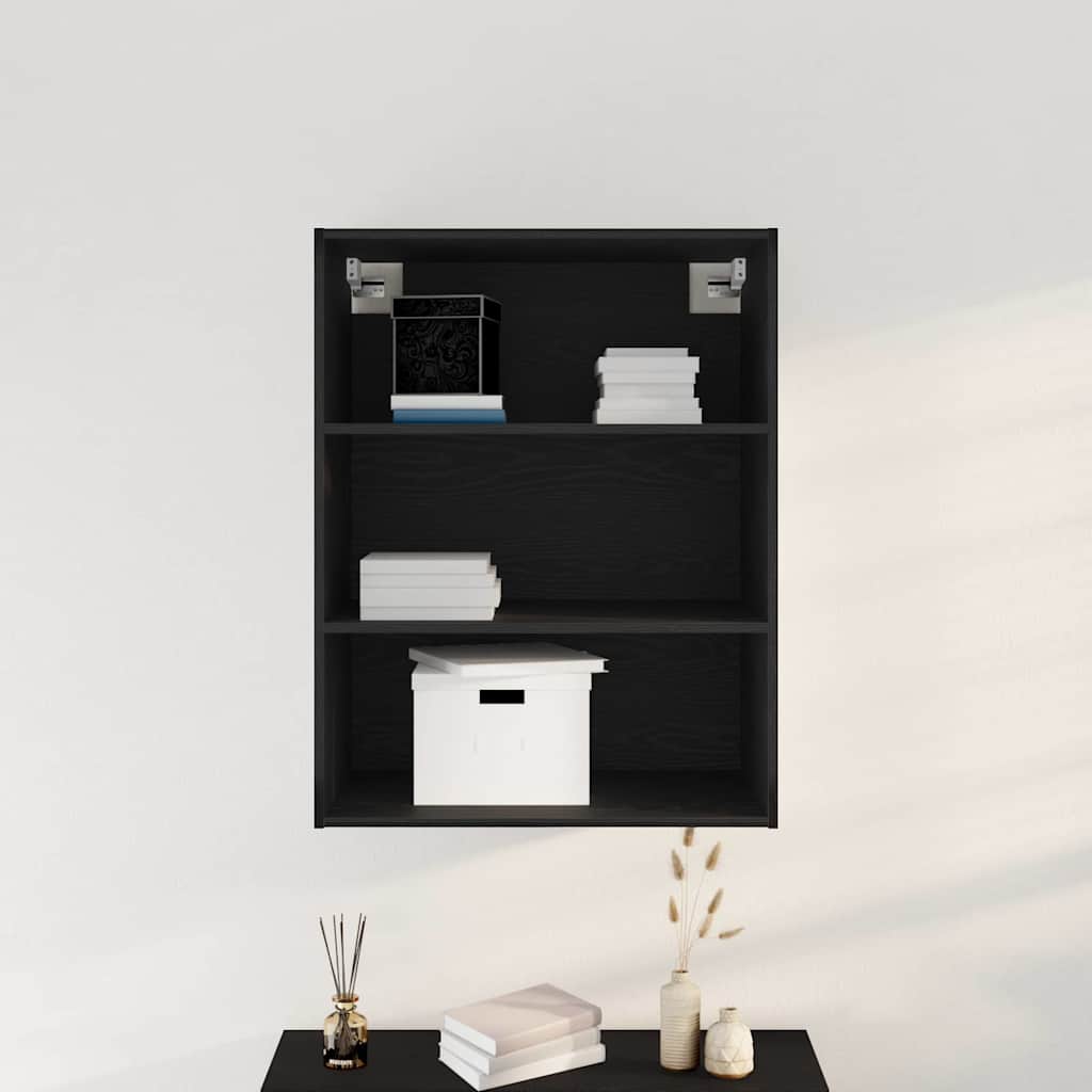 Hængende Vægs Cabinet Sort eg 69,5 x 32,5 x 90 cm