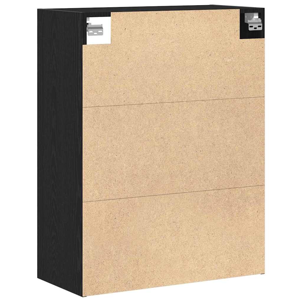 Hængende Vægs Cabinet Sort eg 69,5 x 32,5 x 90 cm