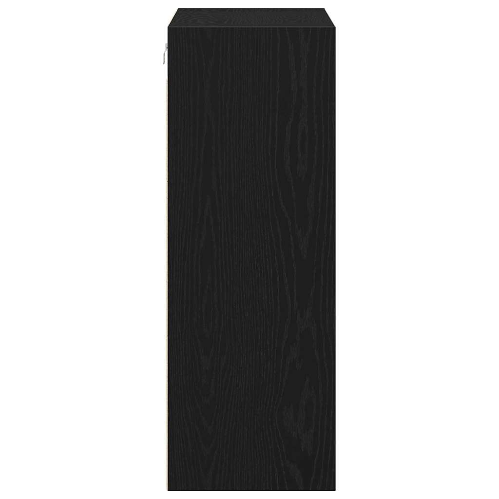 Hængende Vægs Cabinet Sort eg 69,5 x 32,5 x 90 cm
