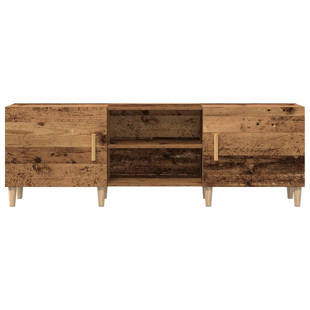 TV-skab 150 x 30 x 50 cm Gammelt træ Konstrueret træ