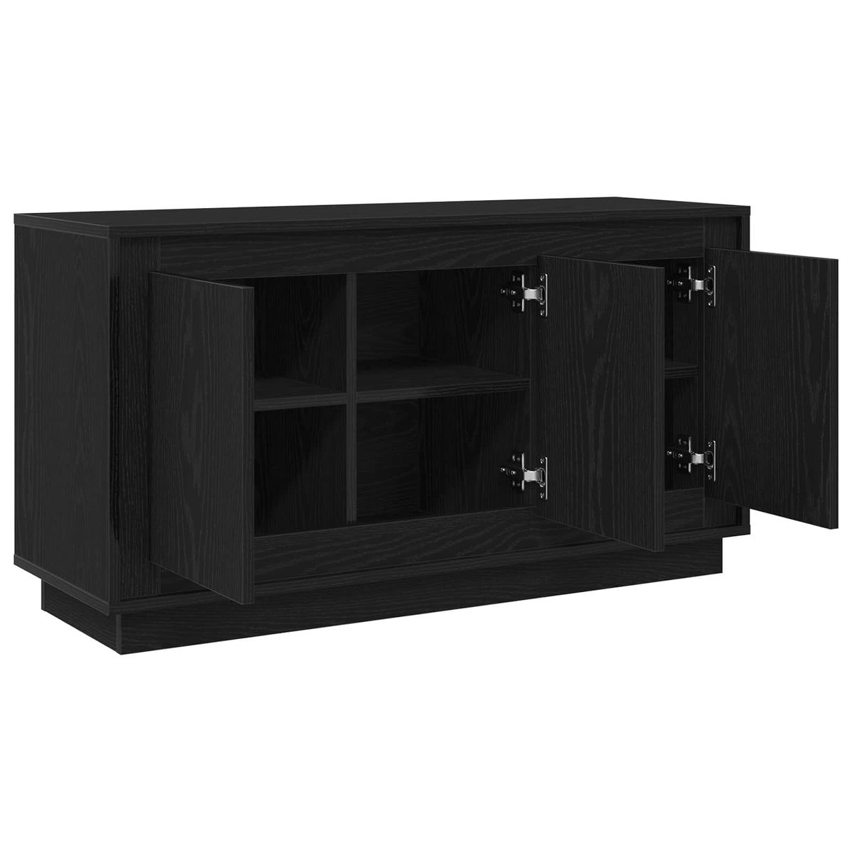 Sideboard Sort eg 102 x 35 x 55 cm Konstrueret træ