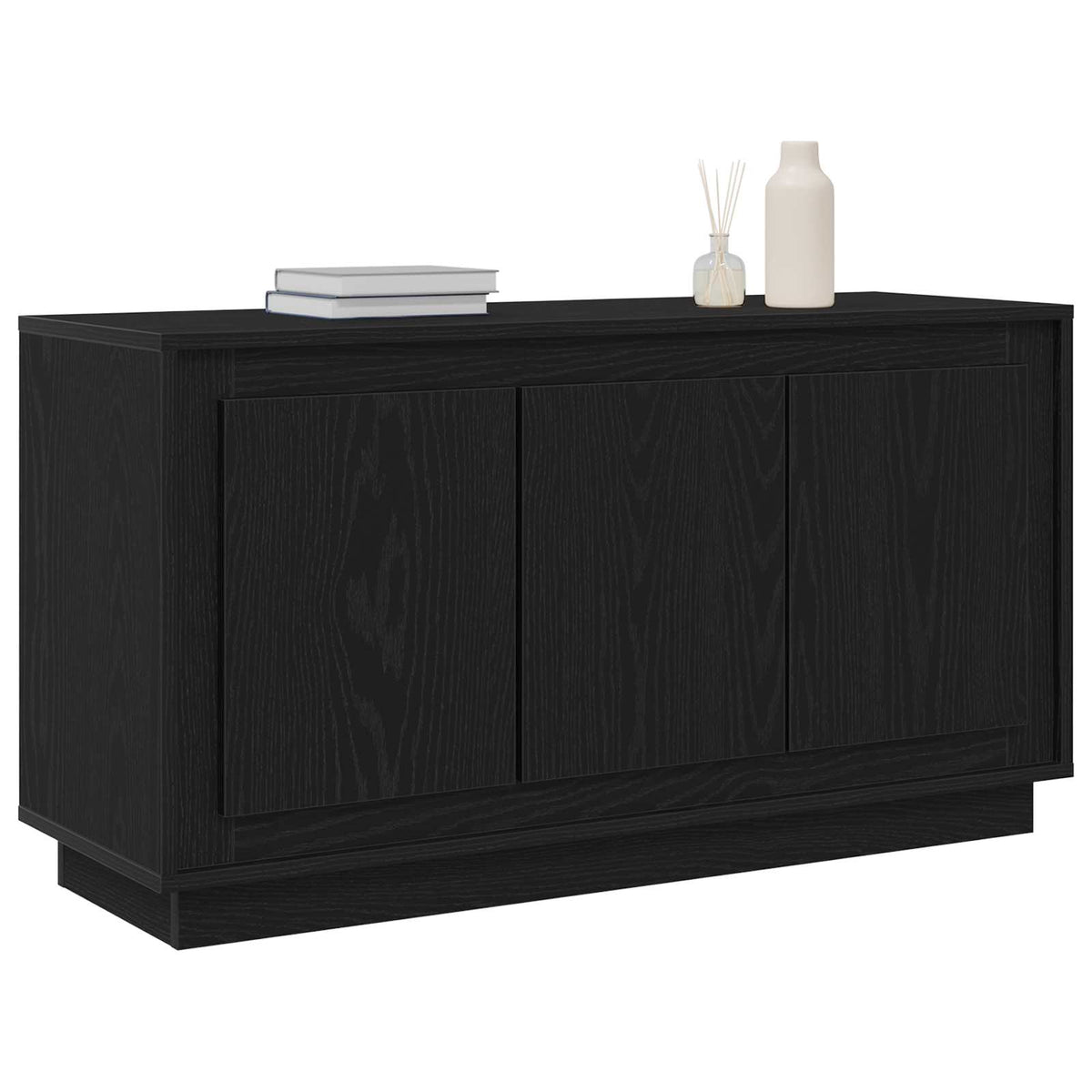 Sideboard Sort eg 102 x 35 x 55 cm Konstrueret træ