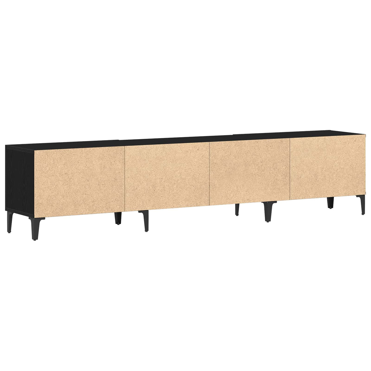 TV-skab 180 x 31,5 x 40 cm Sort eg Konstrueret træ