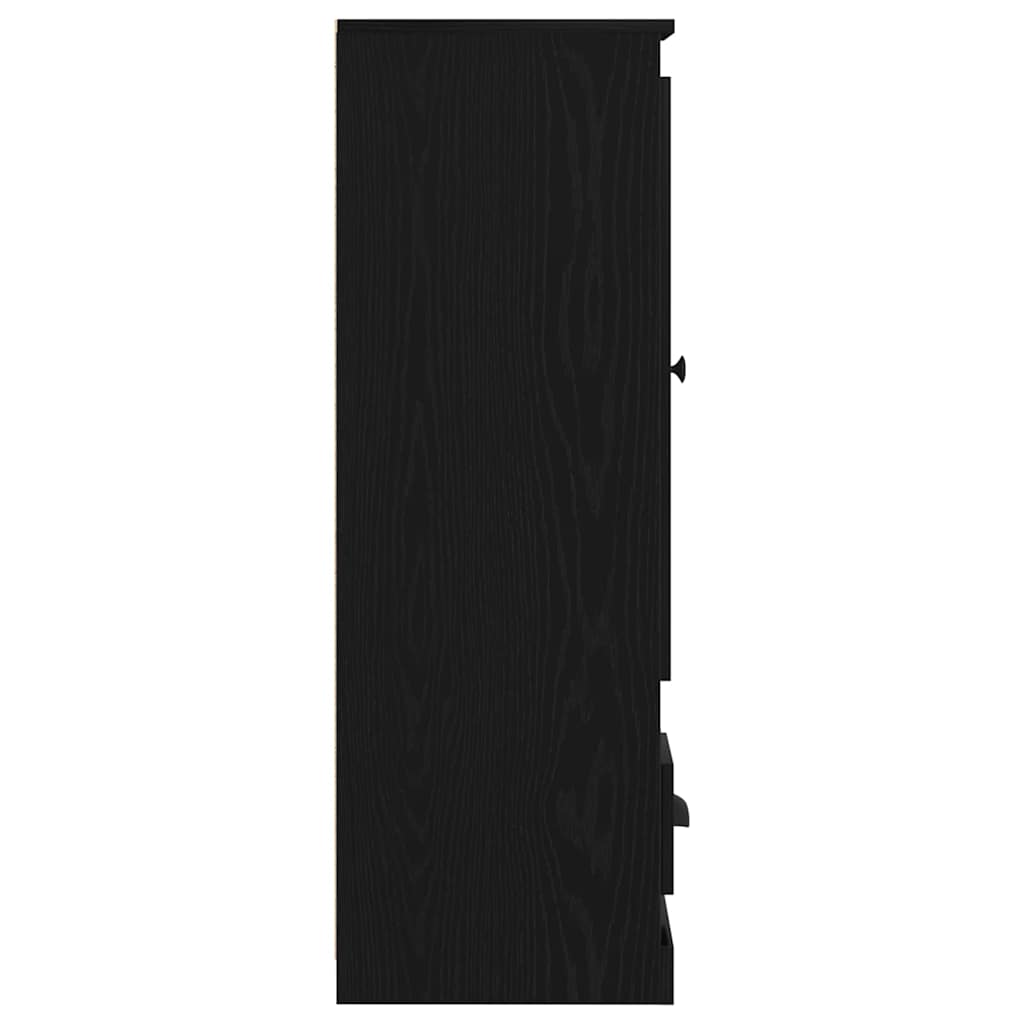 Highboard Sort eg 36 x 35.5 x 103.5 cm Konstrueret træ