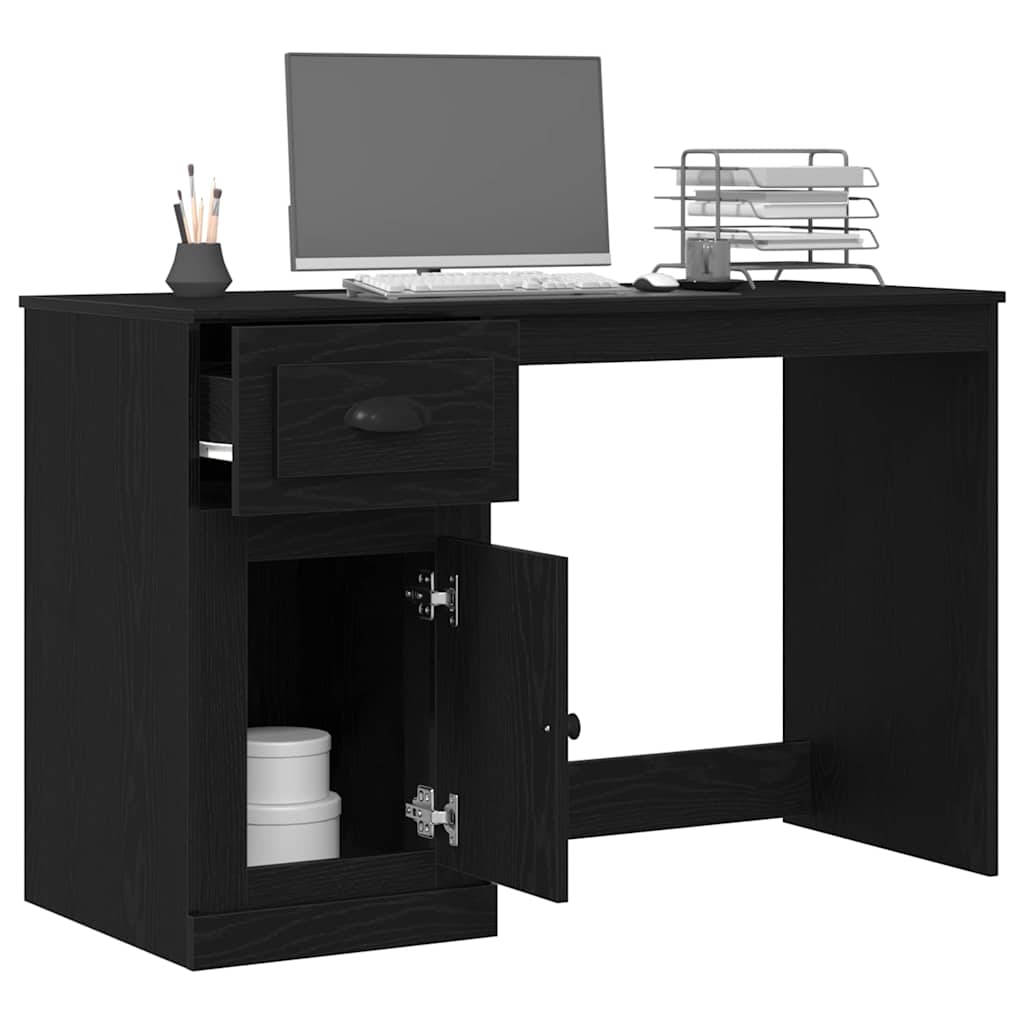 Bord Sort eg 50 x 115 x 75 cm Konstrueret træ