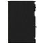 Bord Sort eg 50 x 115 x 75 cm Konstrueret træ