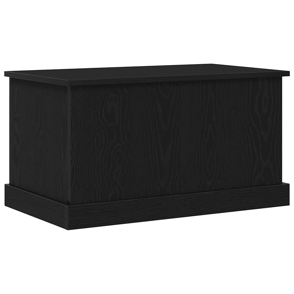 Opbevaringskasse Sort eg 70 x 40 x 38 cm Konstrueret træ