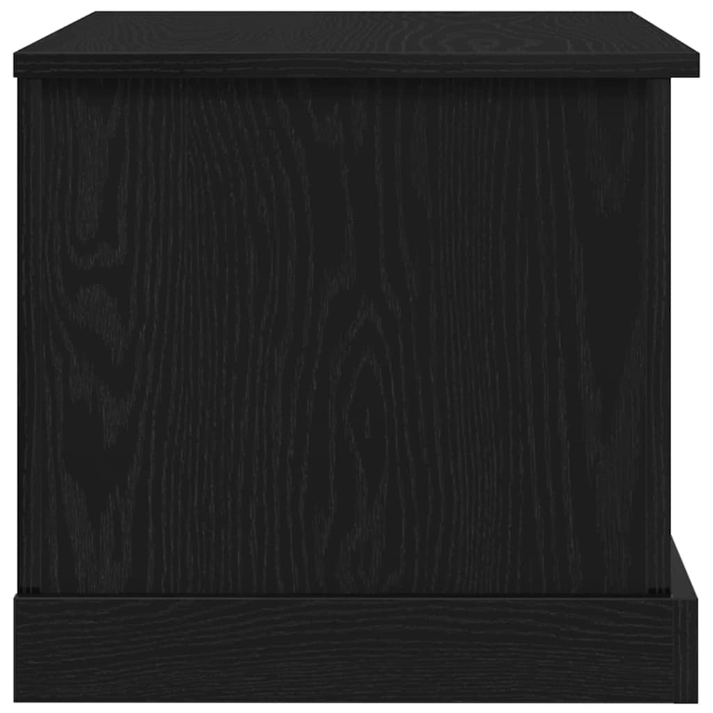 Opbevaringskasse Sort eg 70 x 40 x 38 cm Konstrueret træ