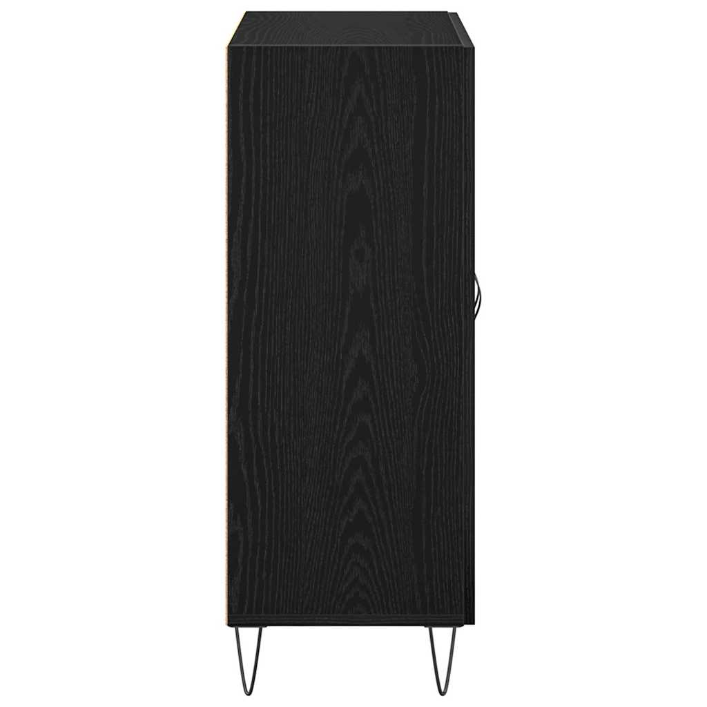 Sideboard Sort eg 69,5 x 34 x 90 cm Konstrueret træ