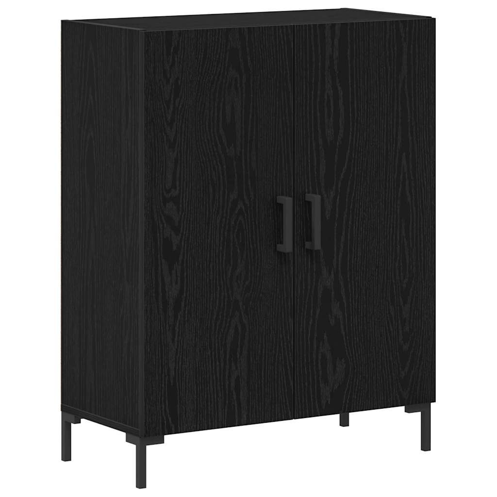 Sideboard Sort eg 69,5 x 34 x 90 cm Konstrueret træ