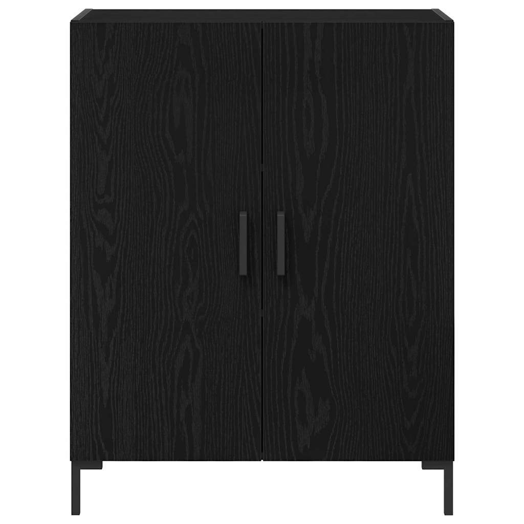 Sideboard Sort eg 69,5 x 34 x 90 cm Konstrueret træ