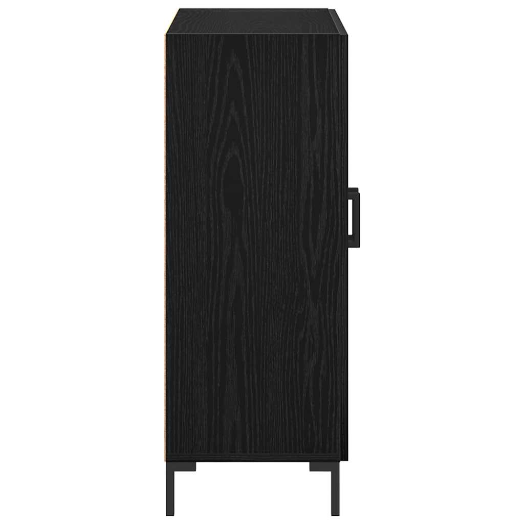 Sideboard Sort eg 69,5 x 34 x 90 cm Konstrueret træ