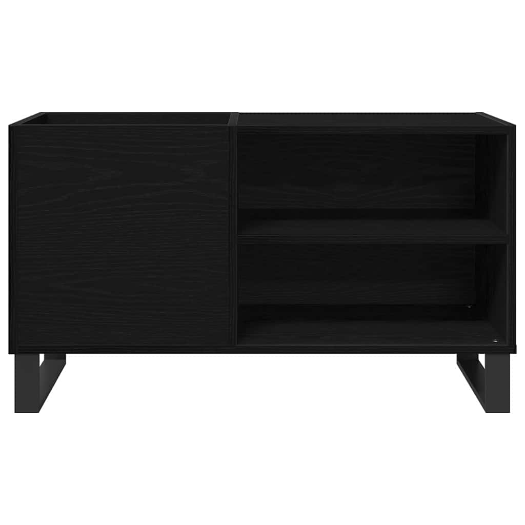 Pladeskab Sort eg 85 x 38 x 48 cm Konstrueret træ