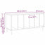 Pladeskab artisan eg 100 x 38 x 48 cm Konstrueret træ