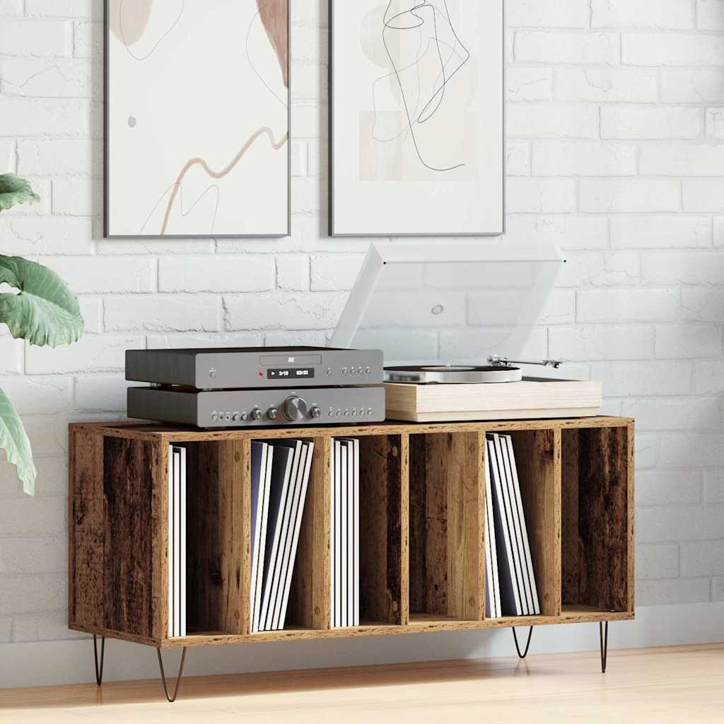 Pladeskab Gammelt træ 100 x 38 x 48 cm Konstrueret træ