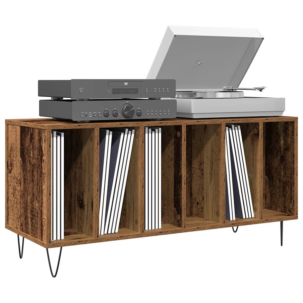 Pladeskab Gammelt træ 100 x 38 x 48 cm Konstrueret træ