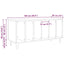 Pladeskab artisan eg 100 x 38 x 48 cm Konstrueret træ