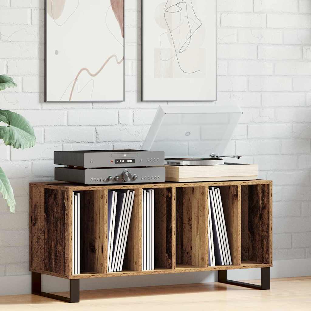 Pladeskab Gammelt træ 100 x 38 x 48 cm Konstrueret træ
